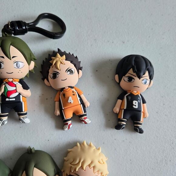 haikyu / haikyuu magnets, bag charms lot of 6 - Picture 5 of 8